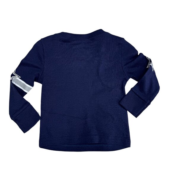 Dallas Cowboys Authentic Toddler Boy Football Sleepwear 2pc Set, Size 24 M NWT - Picture 6 of 12